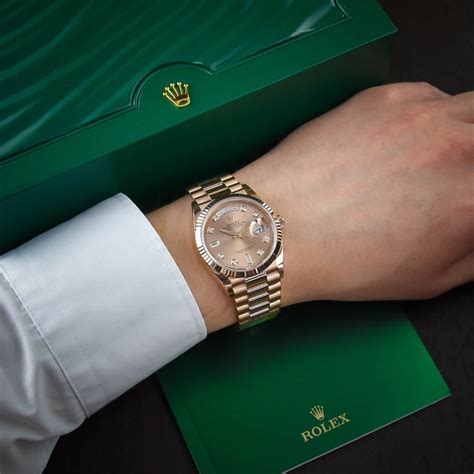 rolex day date oyster perpetual 36mm everose gold